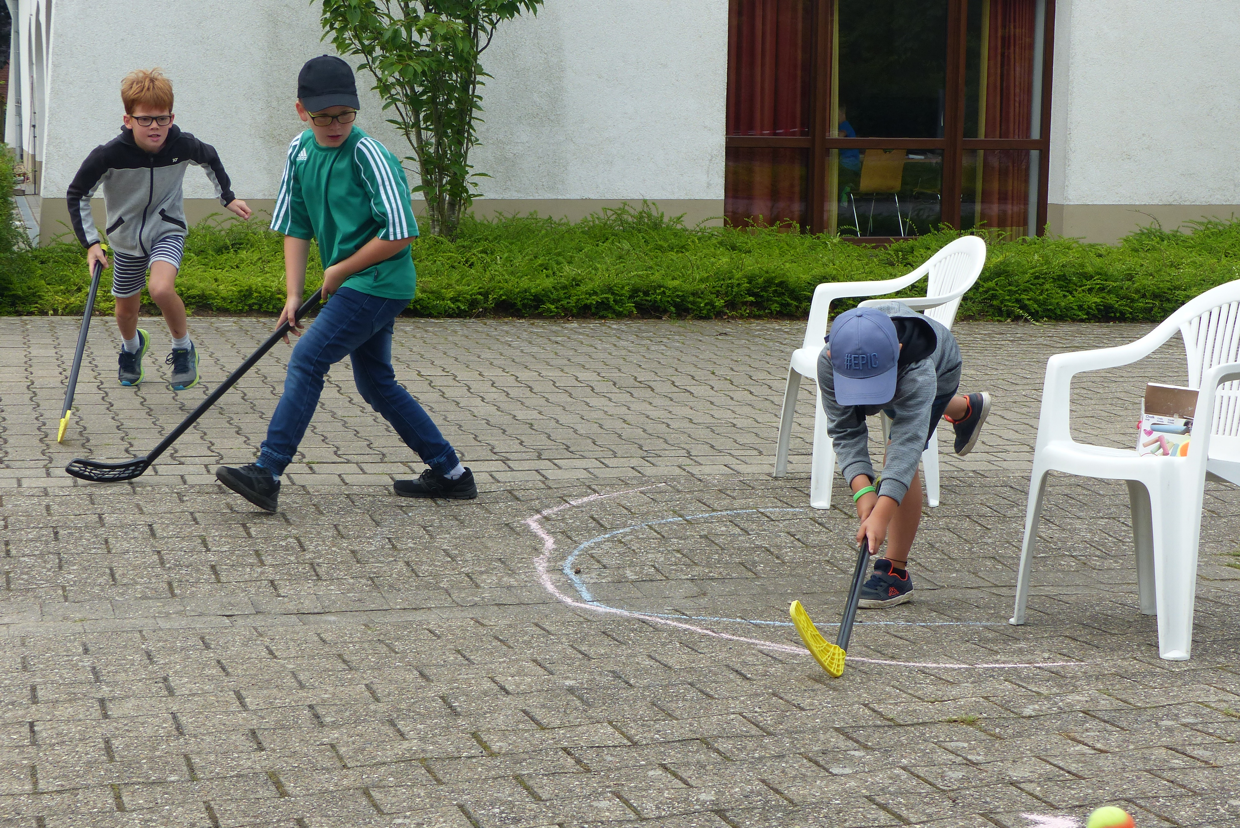 Hockeysspiel am MSC-Welthaus